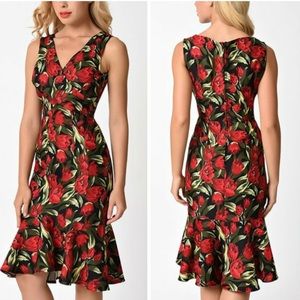 Unique Vintage trumpet Dress